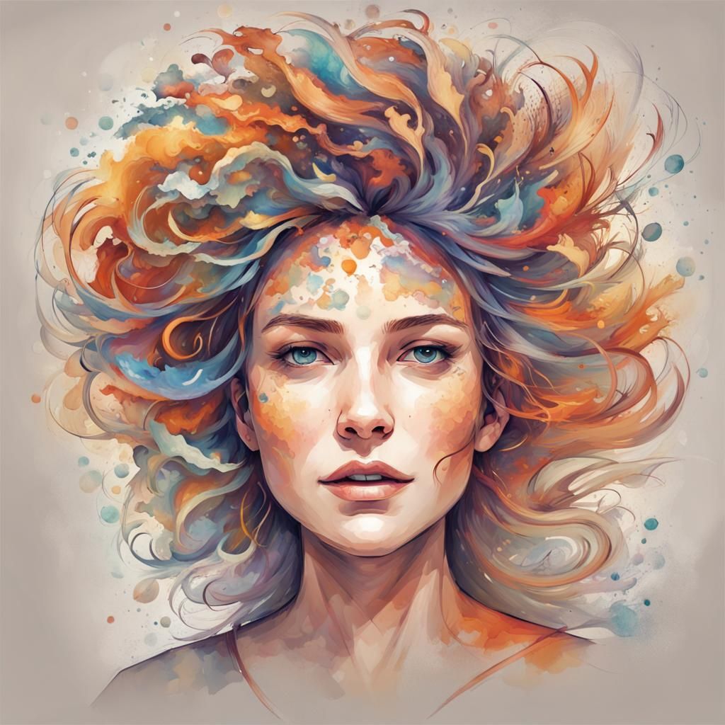 ENFP Personality Portrait in Artgerm Style