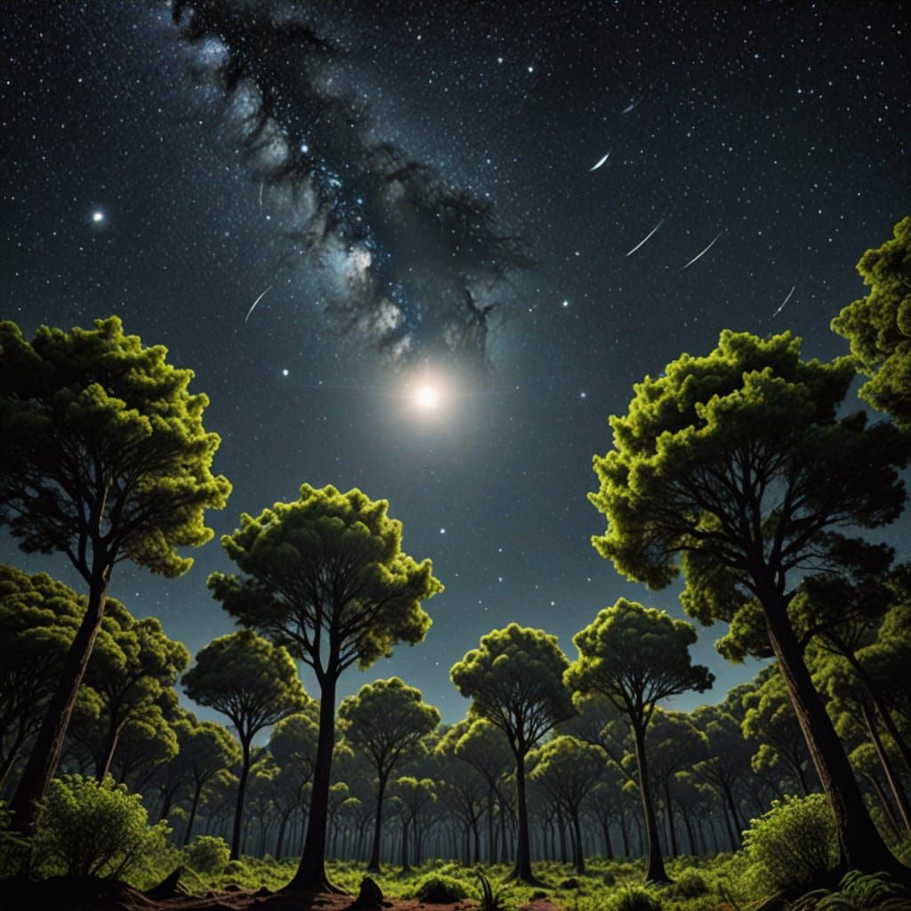 Earth's Trees Outnumber Stars, Men in Black Concept