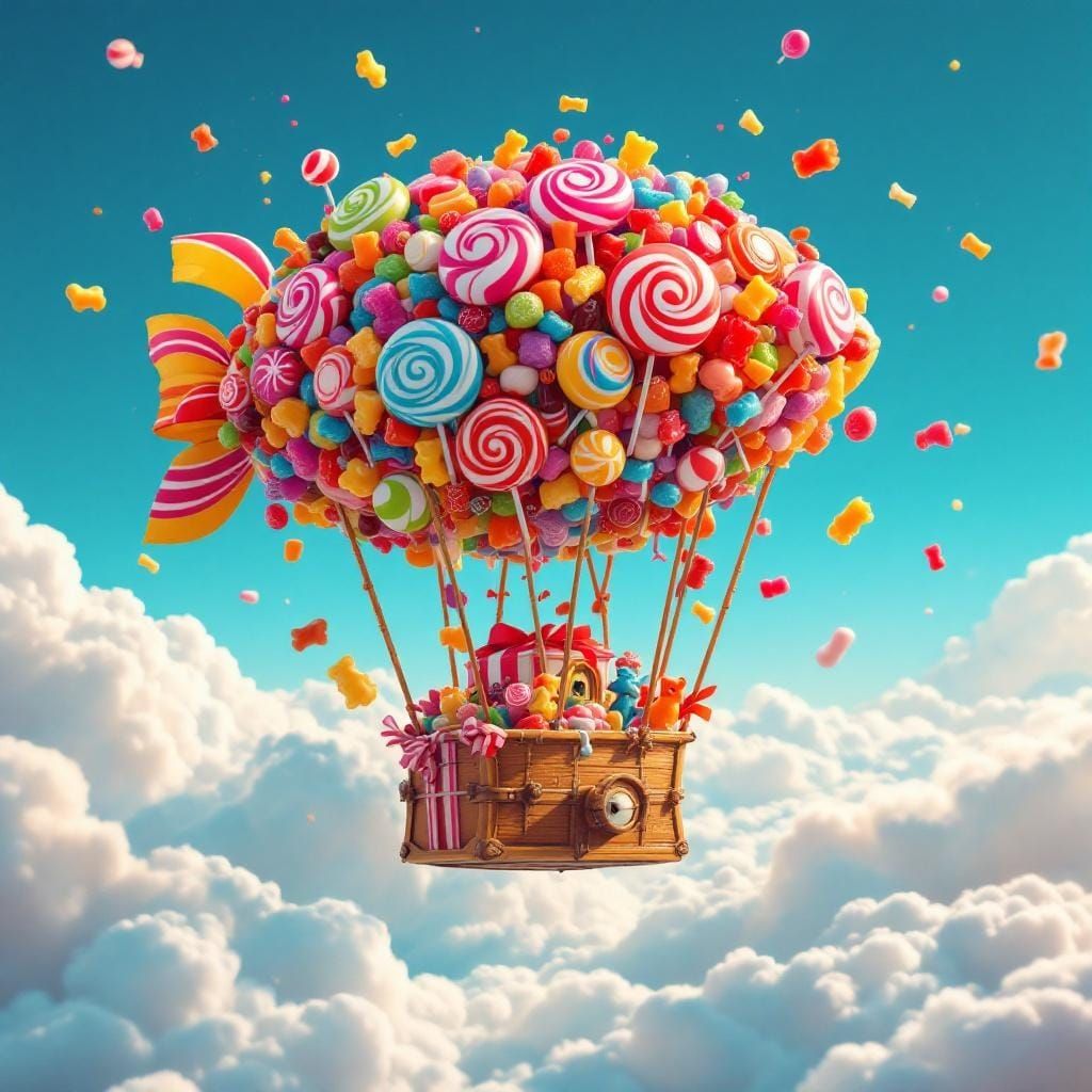 Candy Zeppelin in a World of Sweets
