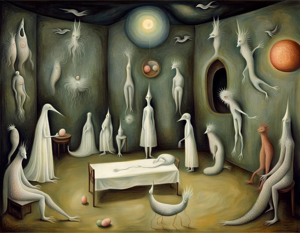 Dark Surreal Visions Inspired by Magical Realism