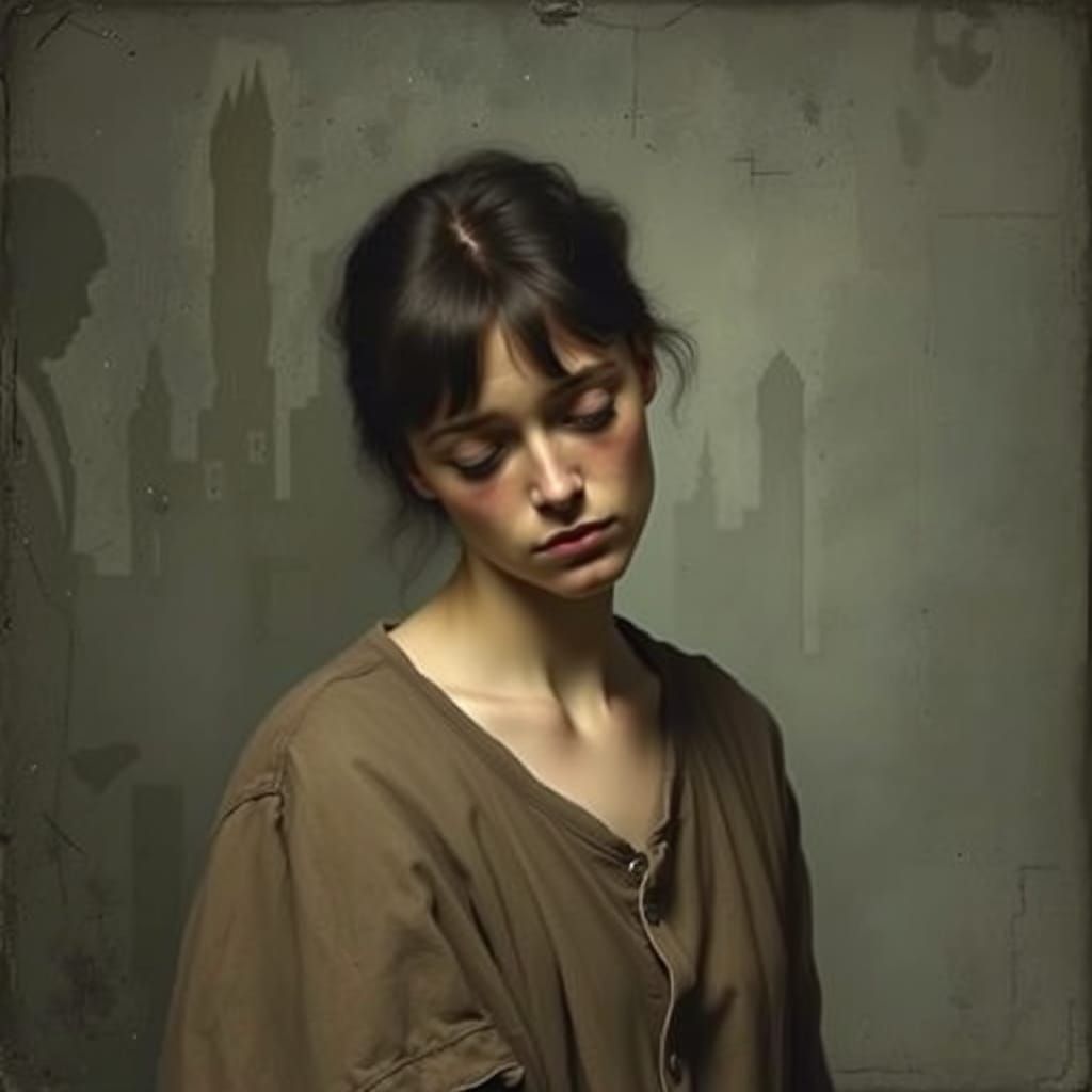 Figure Study in the Style of Expressionism