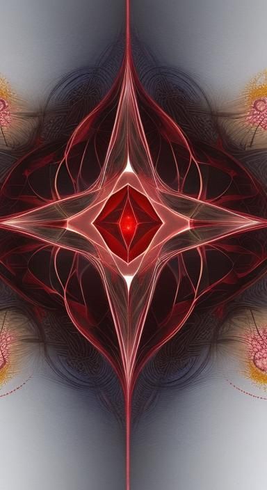4k res symmetrical fractal random art effect and still motio...