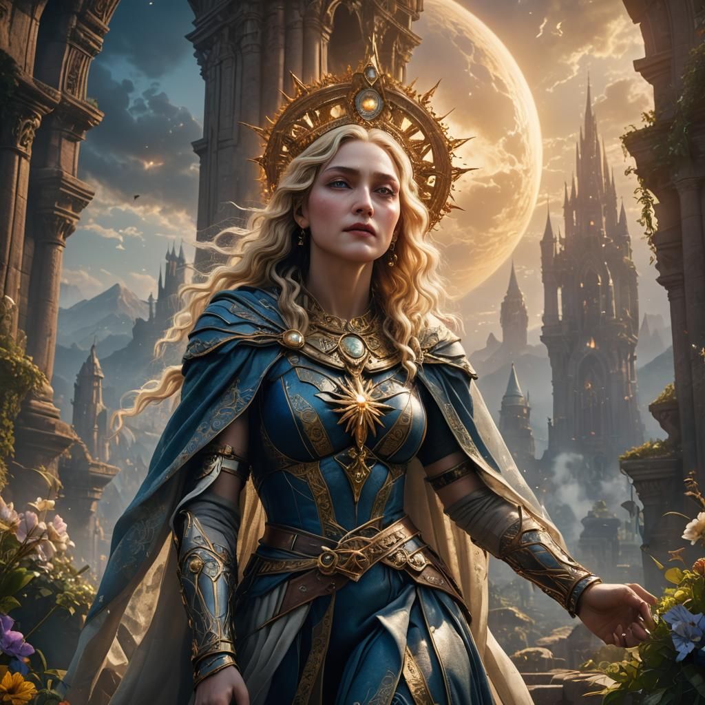 Madonna Light: Fantastical Digital Matte Painting