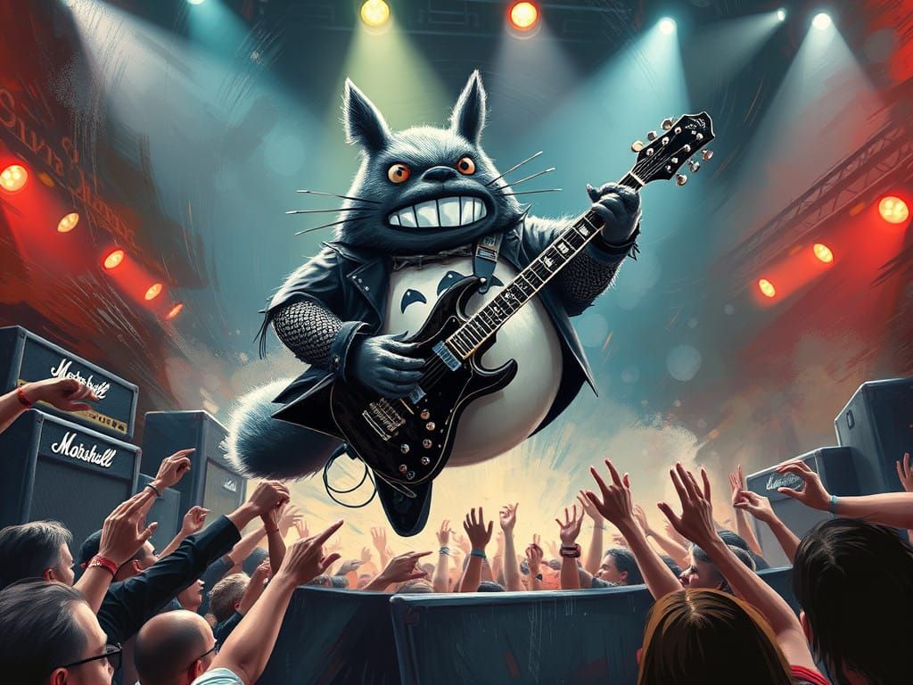 Totoro Unleashes Feral Rock Energy