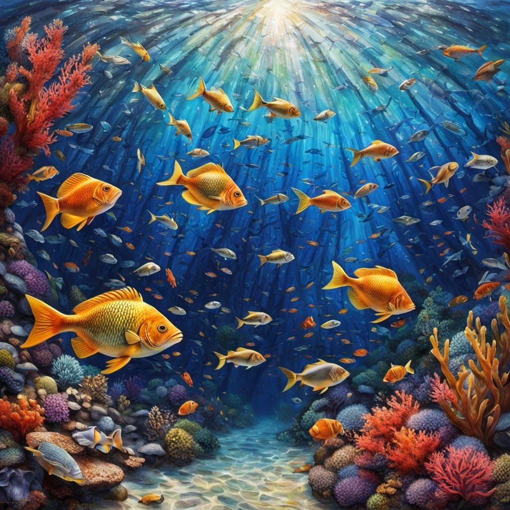 Many fish, but where are the chips?!