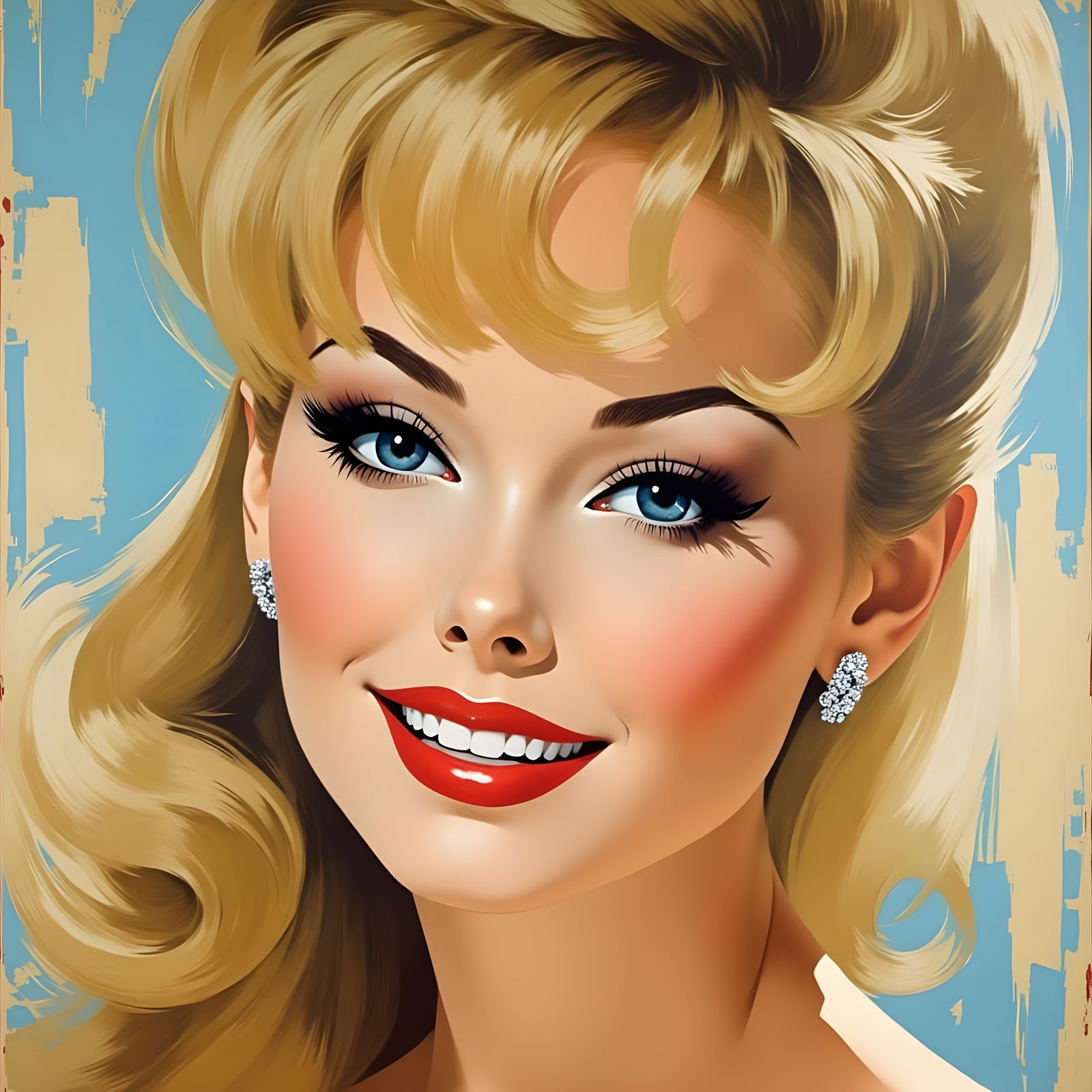 Elegant Woman in Impressionist Style