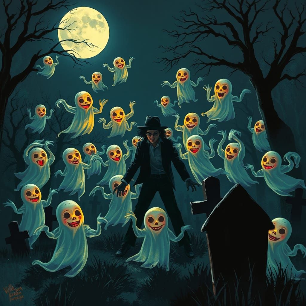 A Swarm Of Giggling Ghosts
Michael Jackson thriller