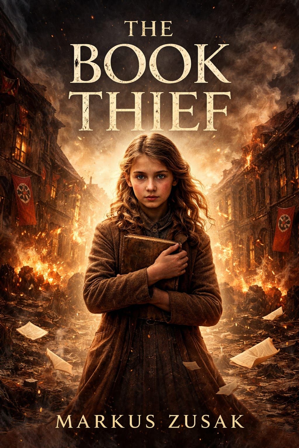 The Book Thief Cover Art: Words Amidst War