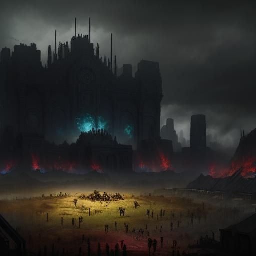 Zombie Apocalypse in Hunger Games Arena