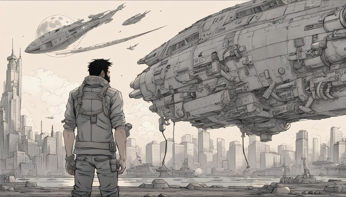 Cyberpunk Moby Dick: Captain Ahab in 2099