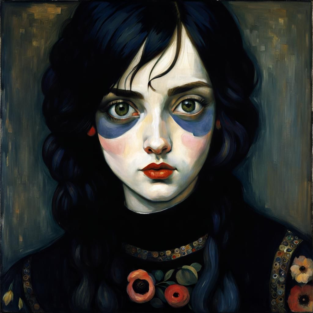 Inspired by Klee, Klimt, Renoir and Caravaggio