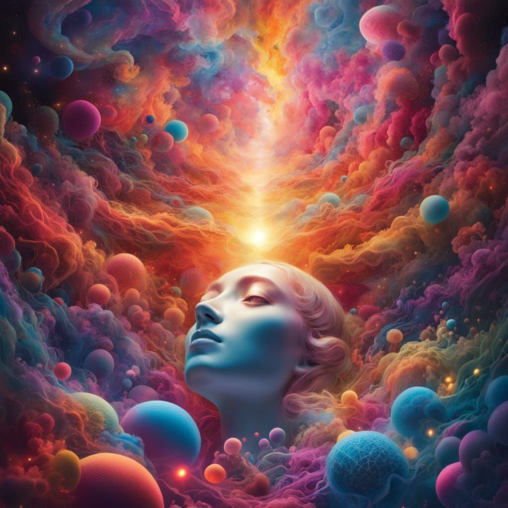 Neuroplastic Synesthesia Dreams Melting Light Abstract