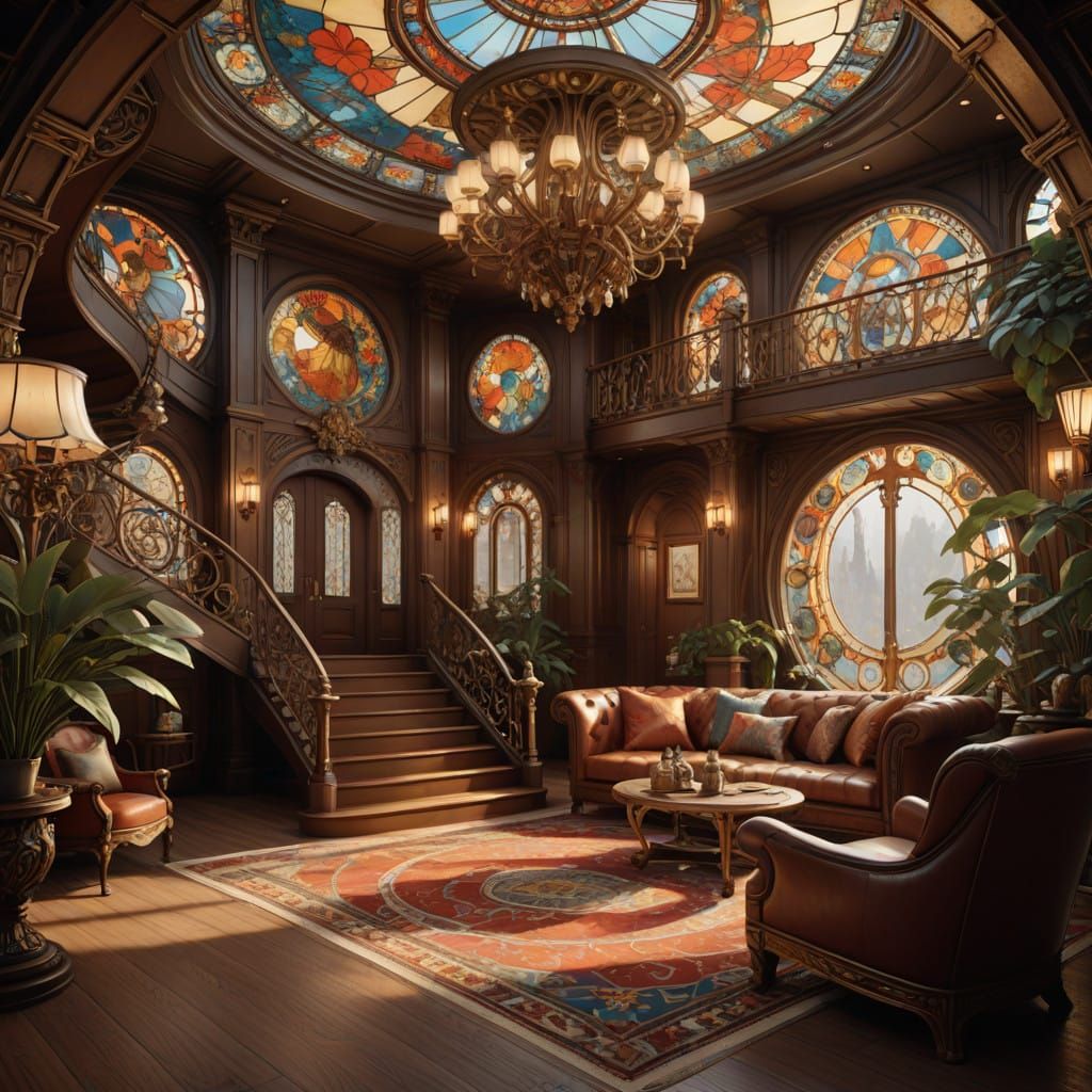 Enchanted Art Nouveau Chamber