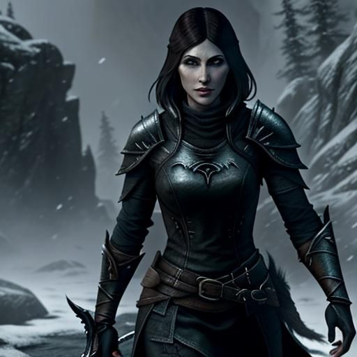 Serana Volkihar Portrait from Skyrim