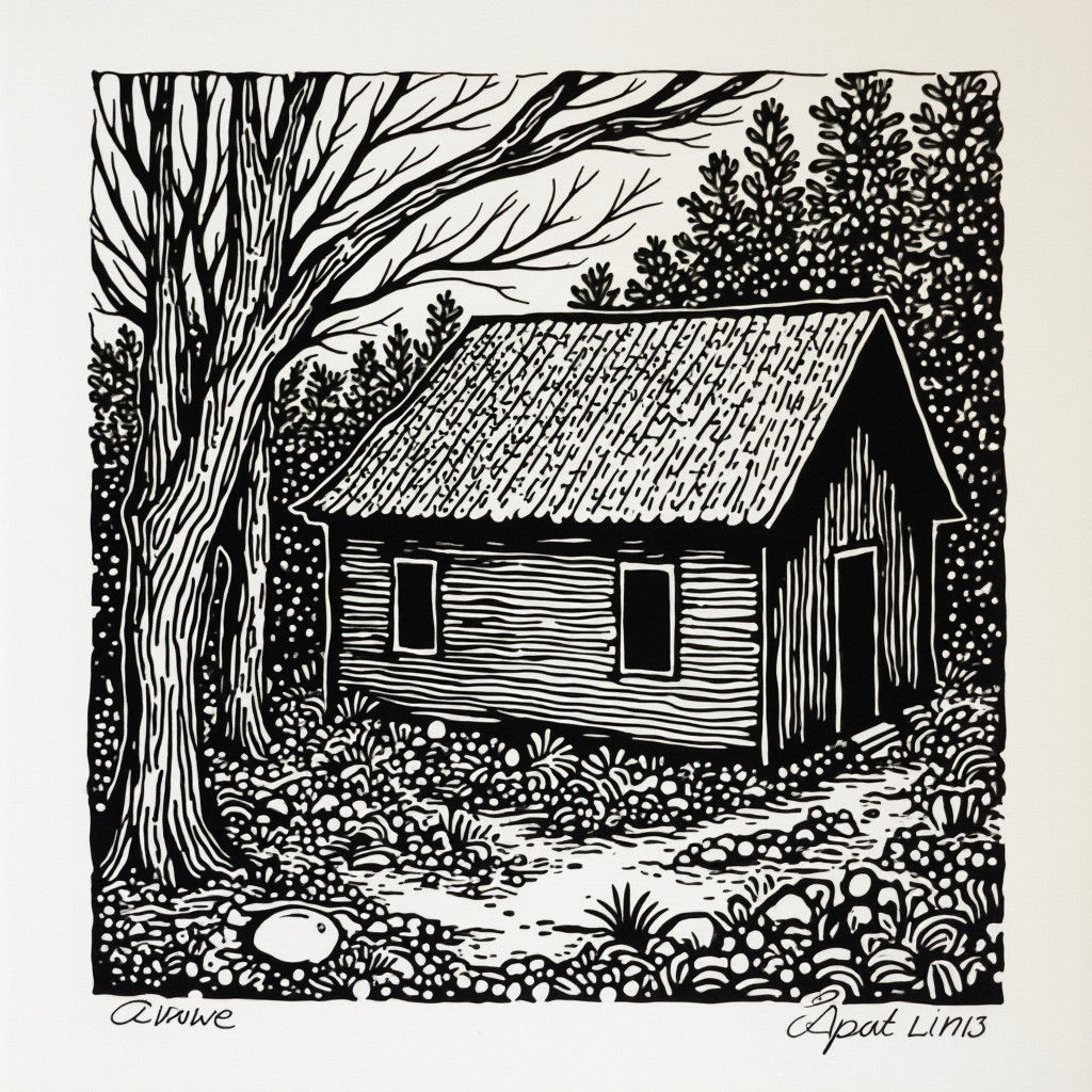 Yestermorrow School in Vermont: Relief Print Art