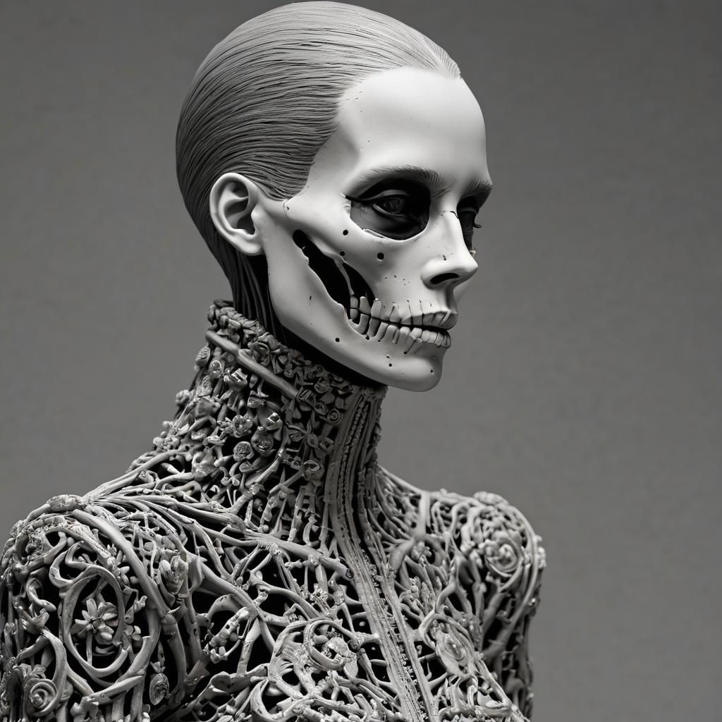 High Fashion Mannequins in Macabre Attire