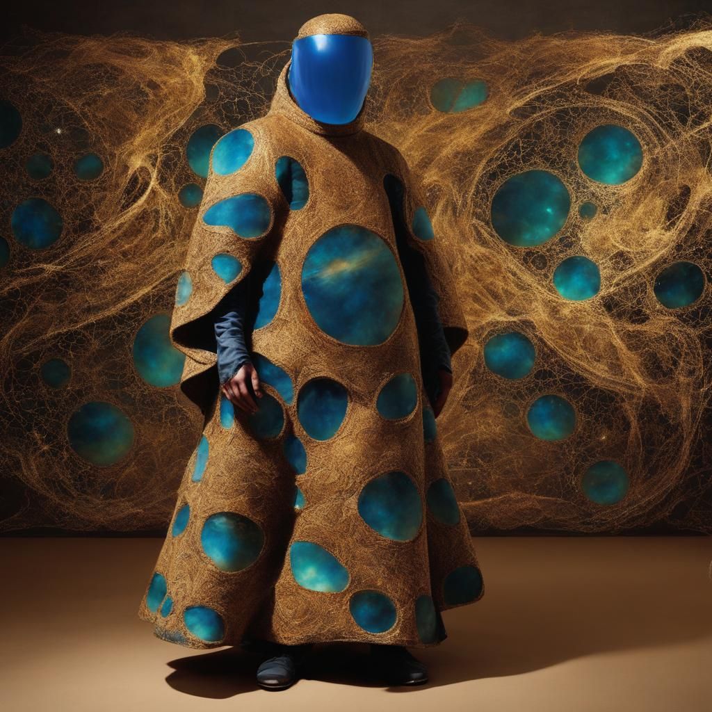 Faceless Banshee Spirit in Celtic Abstract Realm