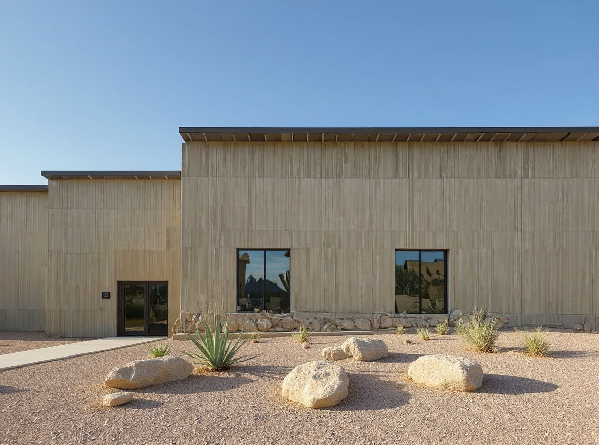Desert Landscape Transformation of Existing Building
