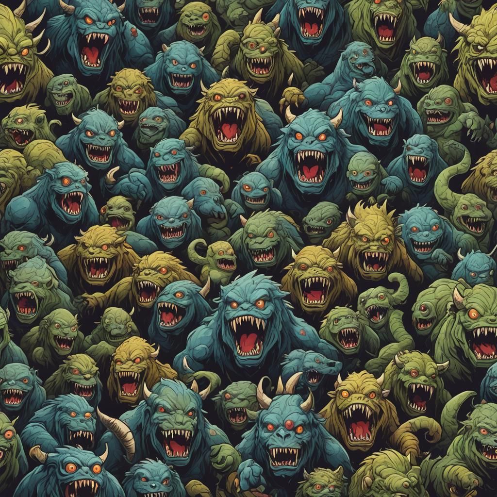 Monster of Monsters: An AI Generated Image