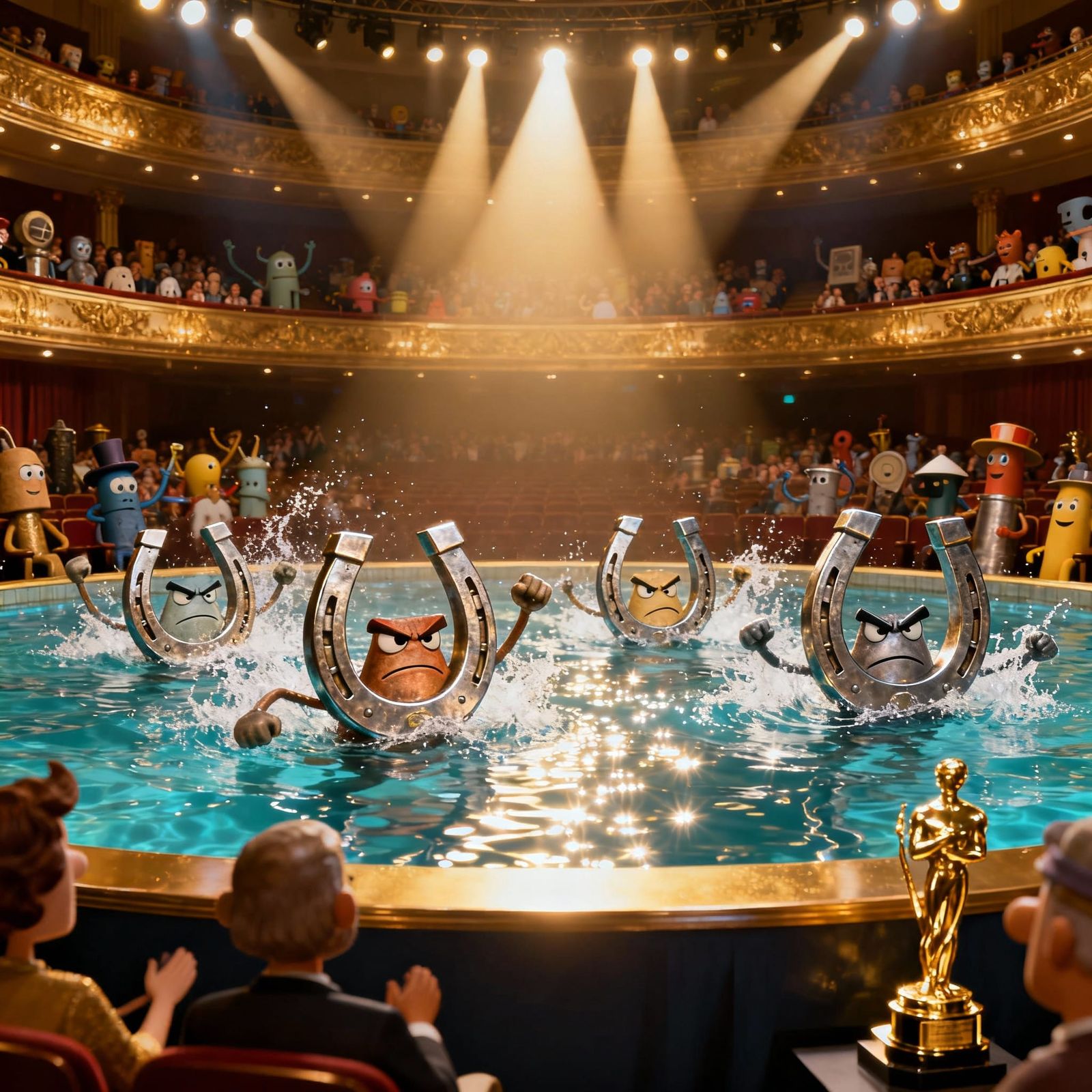 Whimsical Horseshoes Compete in Talent Show