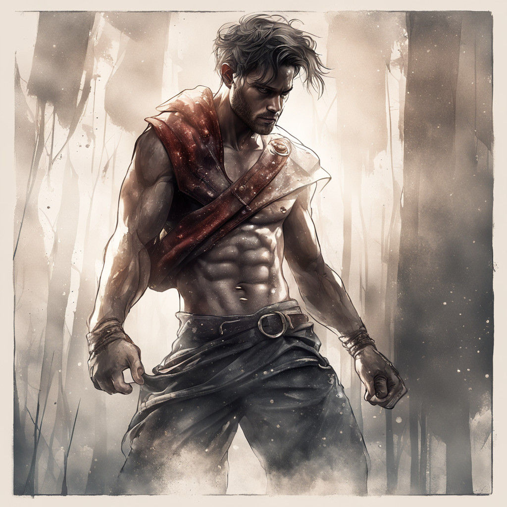 Hyper-Realistic Male Portrait in Moody, Cinematic Lighting