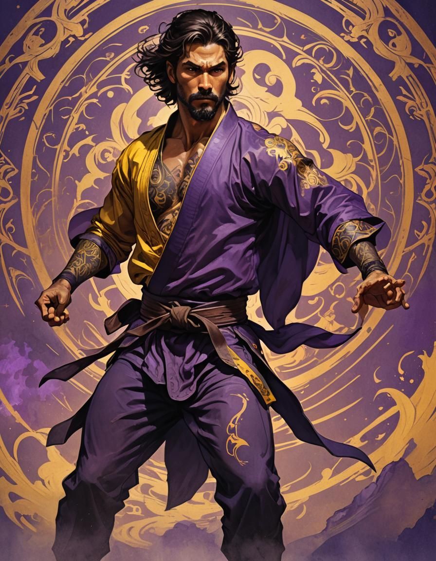 Fantasy Warrior Concept Art in Mythic Realism Style