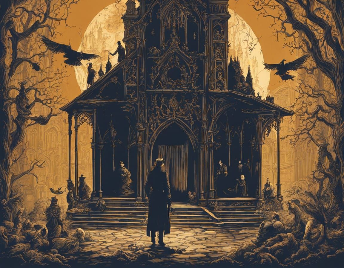 Gothic Shadows Perform Hamlet's Dramatic Finale in Ethereal....