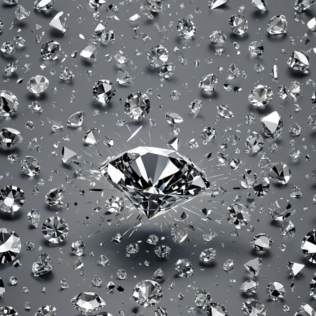 Diamond Shattering: A Brilliant Destruction