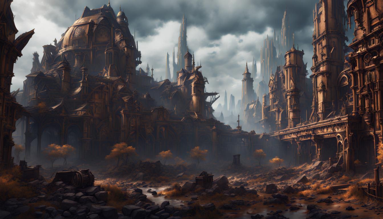 Warhammer 40k Matte Painting in Unreal Engine 5