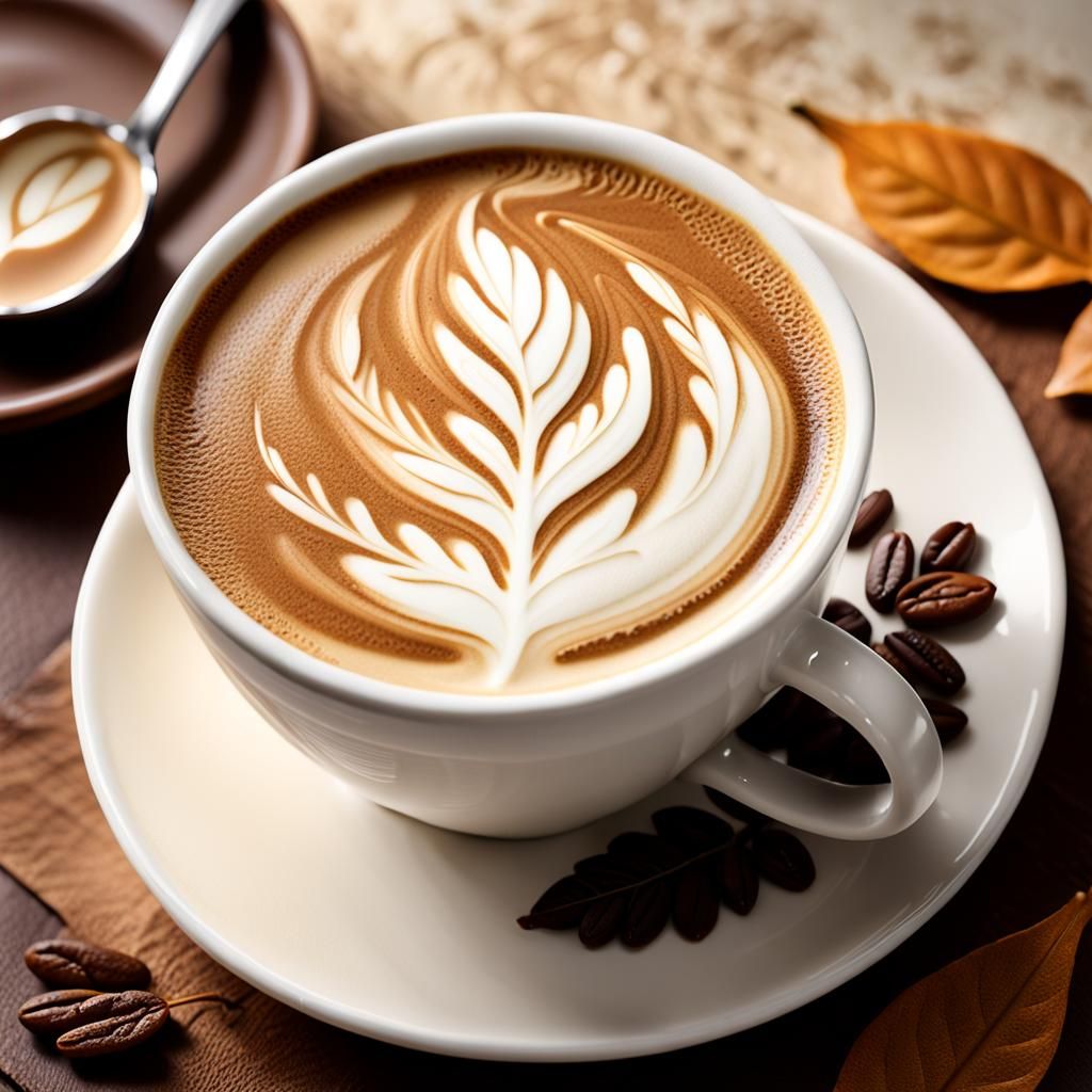 Latte Art Masterpiece in Creamy Foam