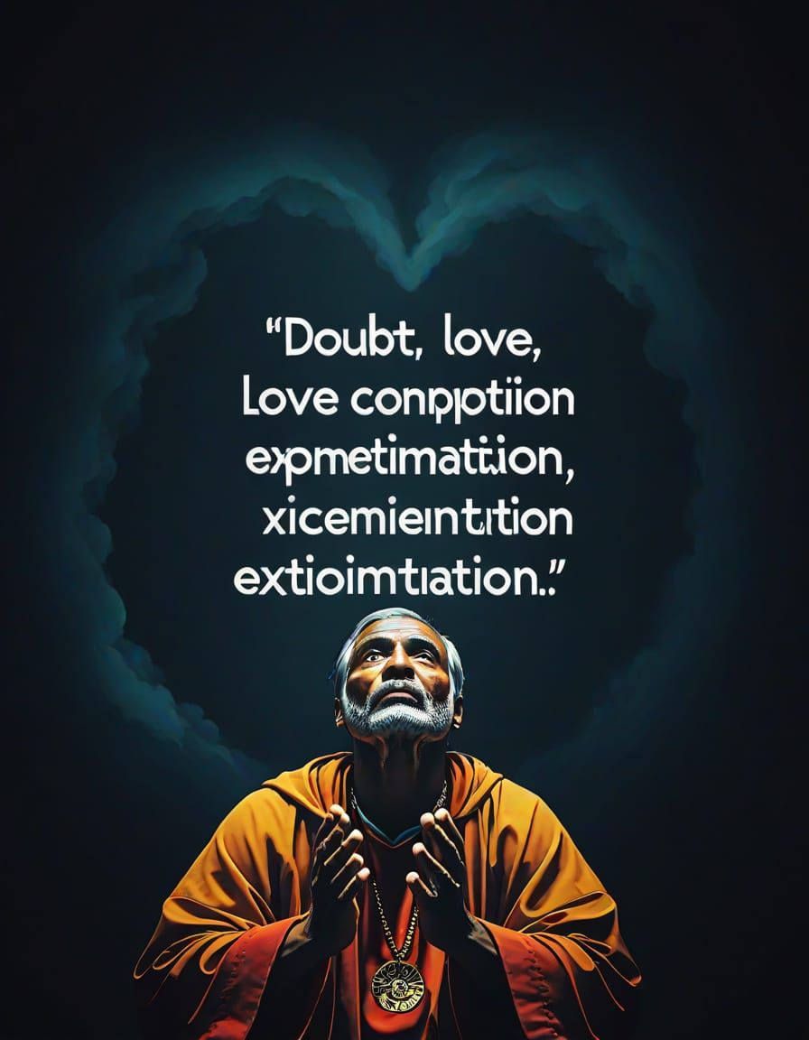 Emotional Turbulence in a Moment of Contemplation