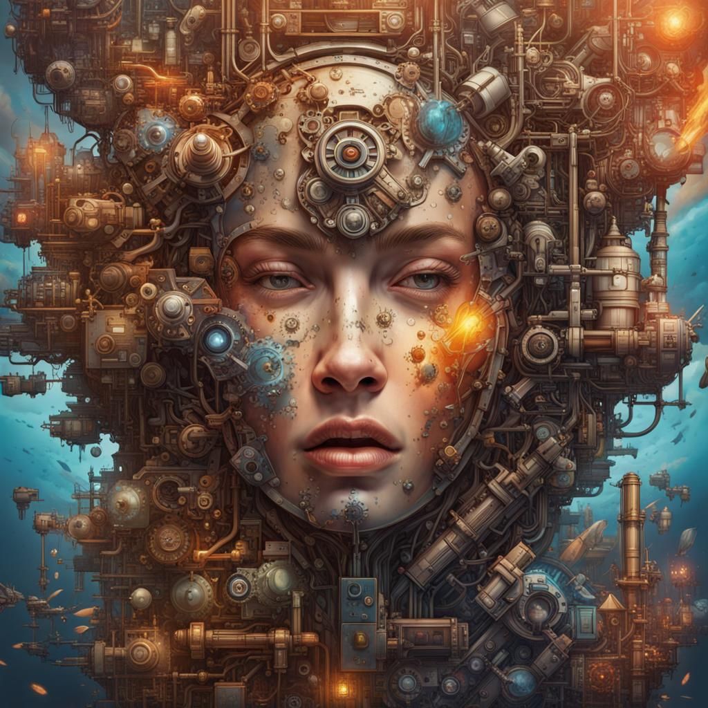 Hyperrealistic Concept Art: Power Over Populations