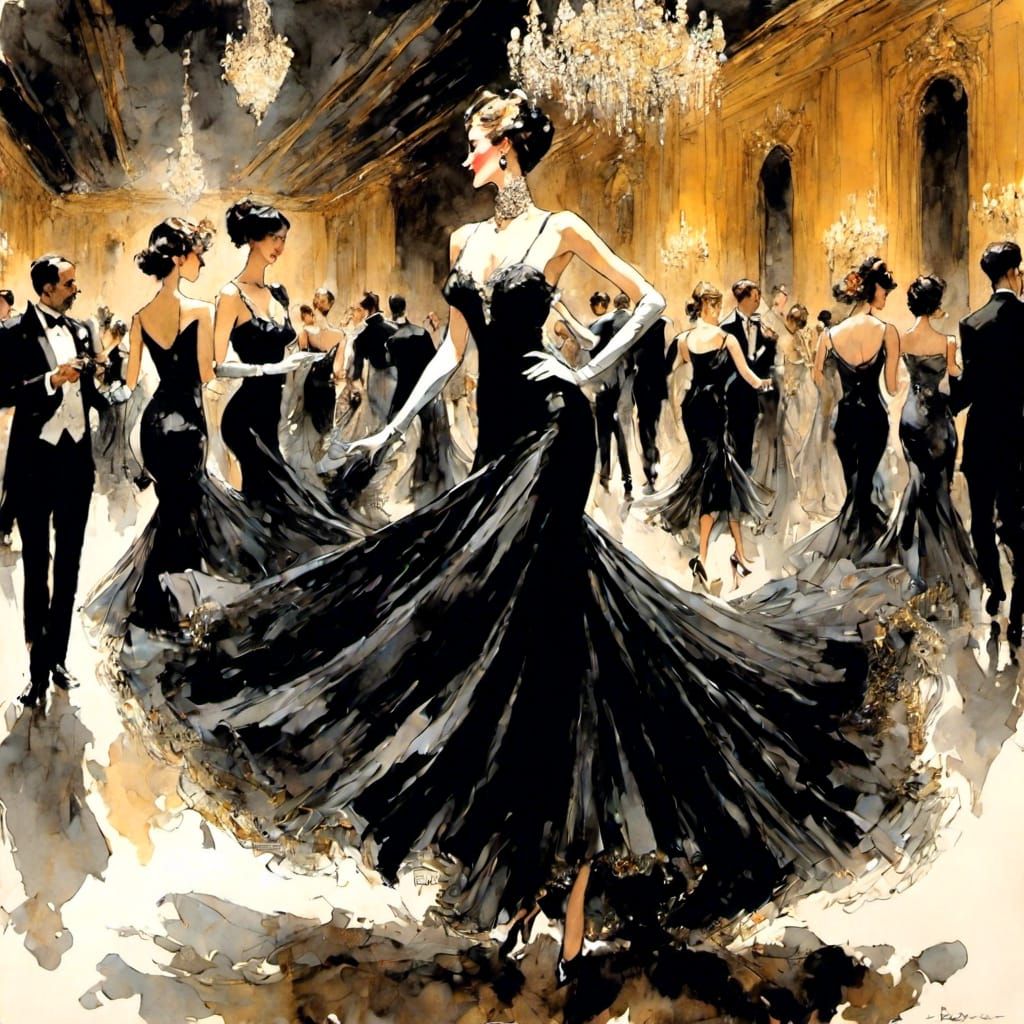 Jazz Club Christmas Party in Art Deco Style