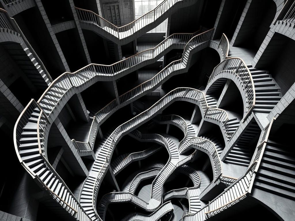 Impossible Architecture in Geometric Abstraction