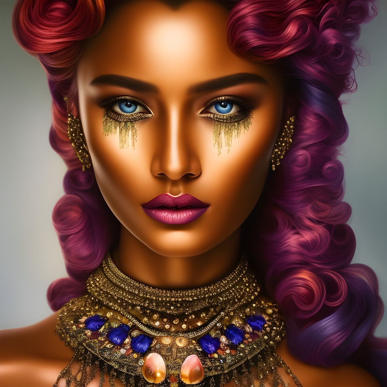 Surreal Portrait of a Politician in Symbolist Style