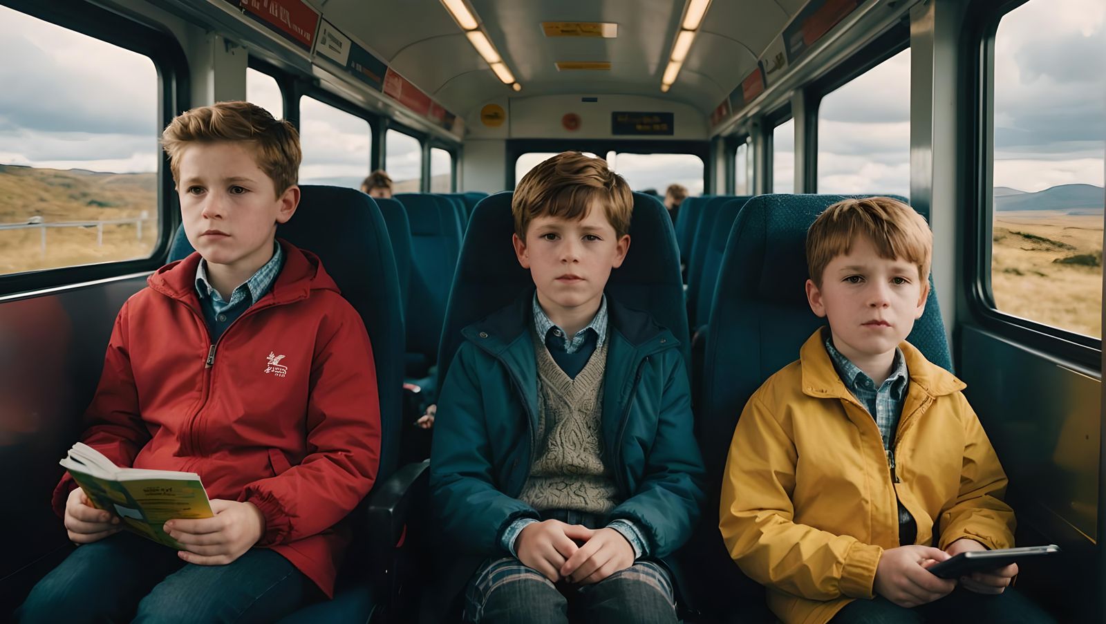 Scottish Highlands Bus Trip in Cinematic Style