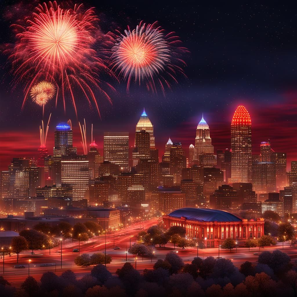 Kansas City Super Bowl Victory: Nighttime Celebration