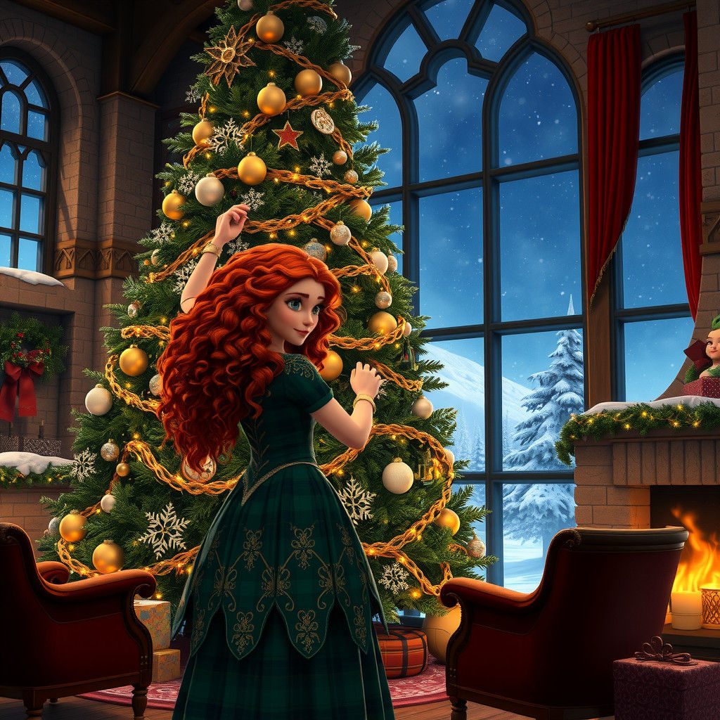 Christmas with Merida 01