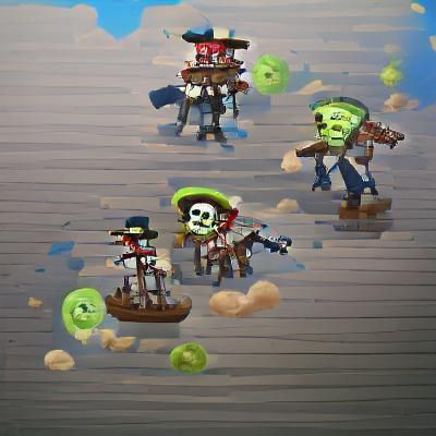 Cowboy Zombie Pirates: An AI Generated Mashup