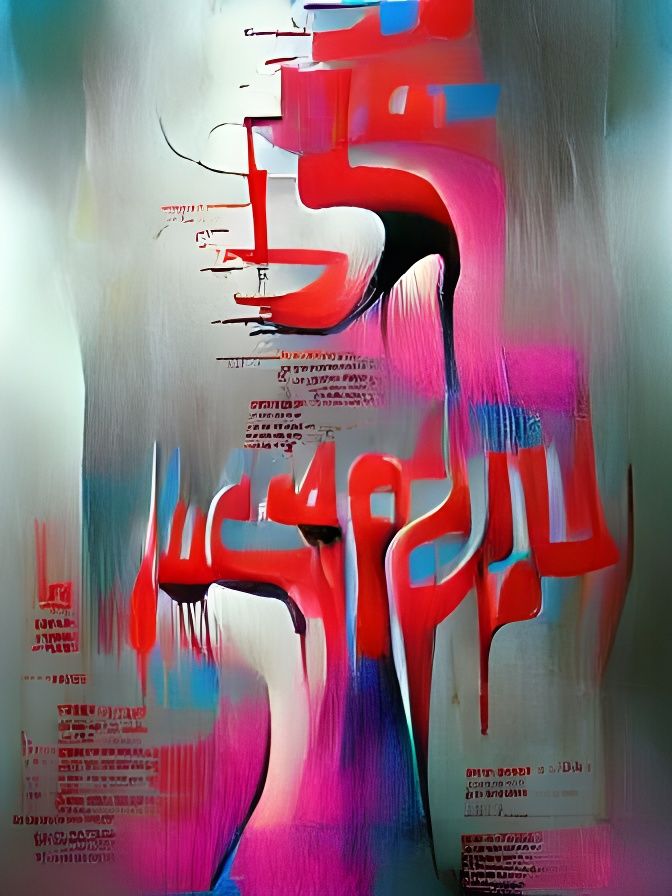 Suspiria Inspired Abstract Arabic Movie Poster Art