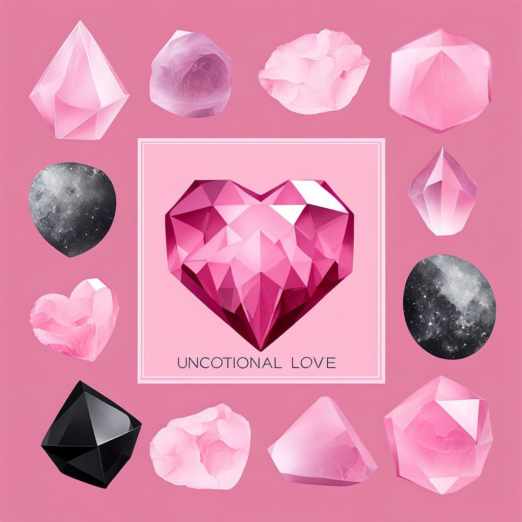 Rose Quartz Crystal Meaning Wall Art