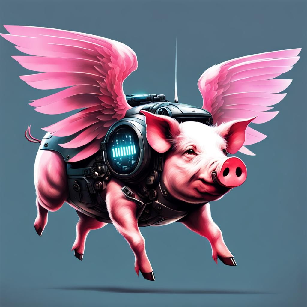 Cyberpunk Pig