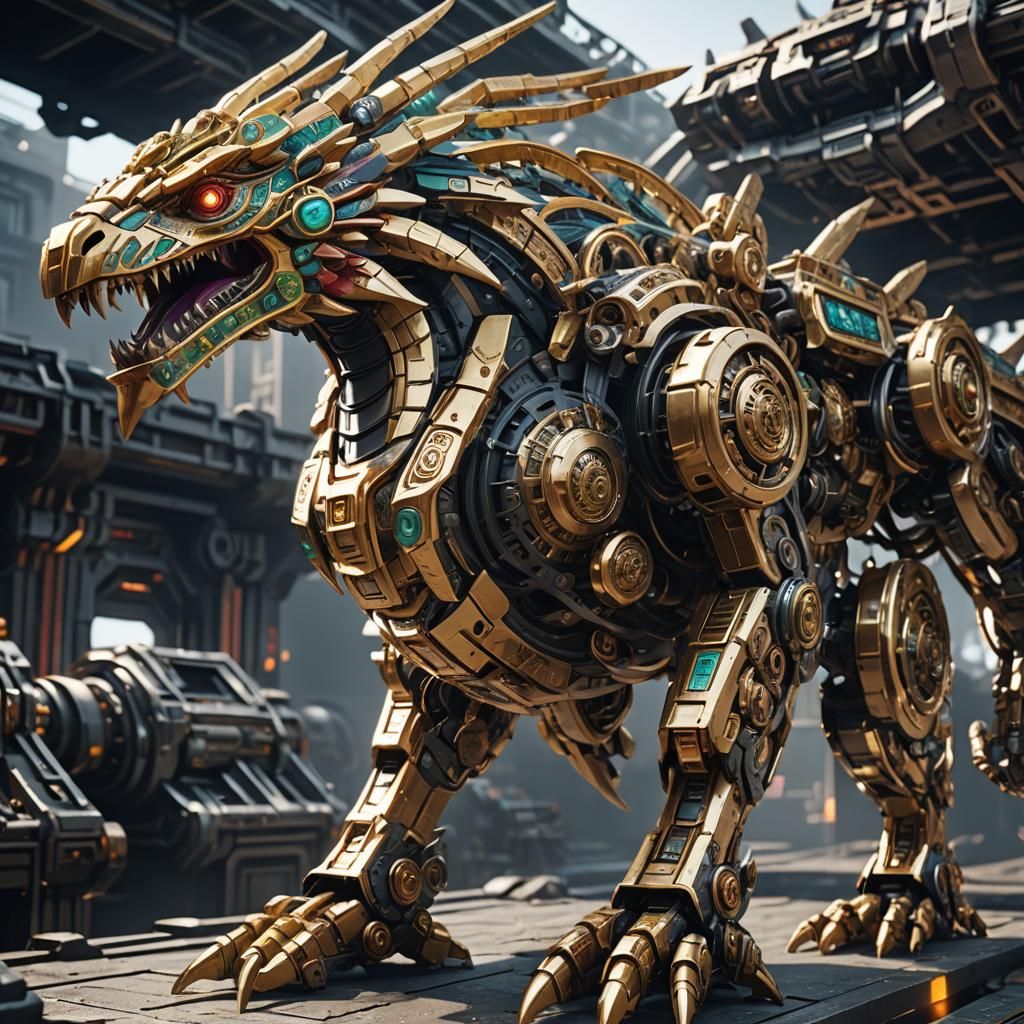 Futuristic Xochitl Quetzalcoatl in Sci-Fi Style