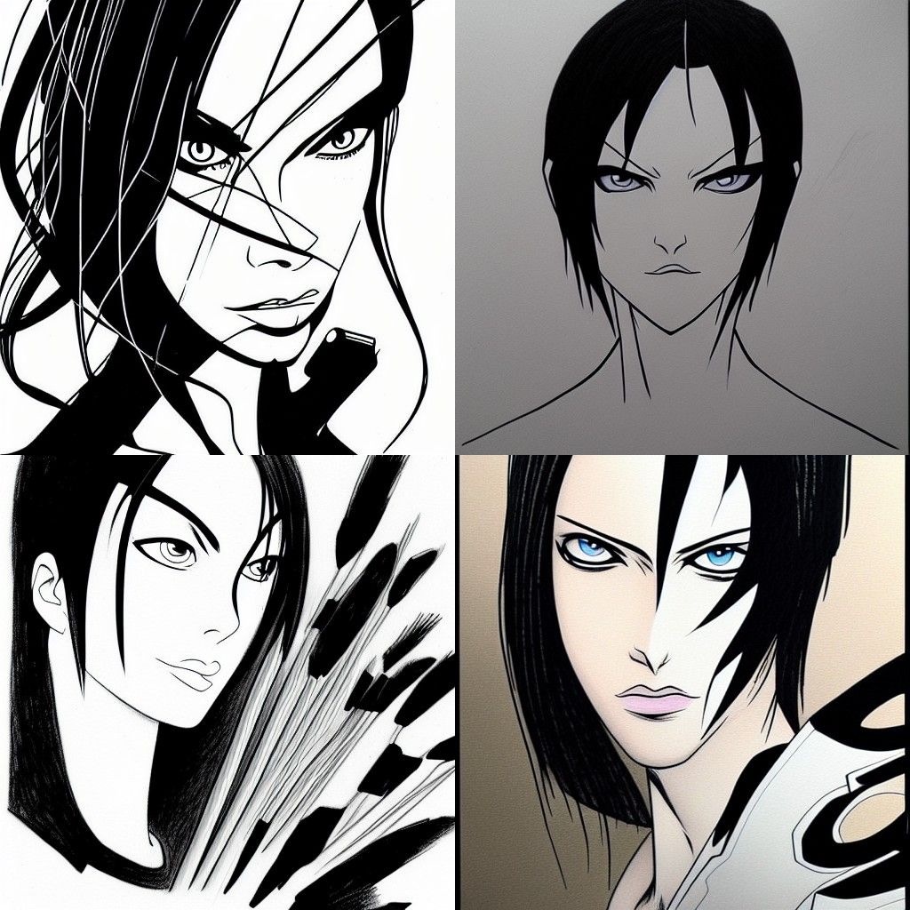 Aeon Flux Inspired by Peter Chung's Style