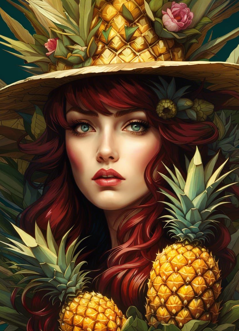 Pineapple Hat