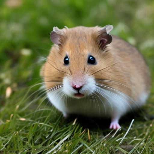 Cute Hamster Generated by AI