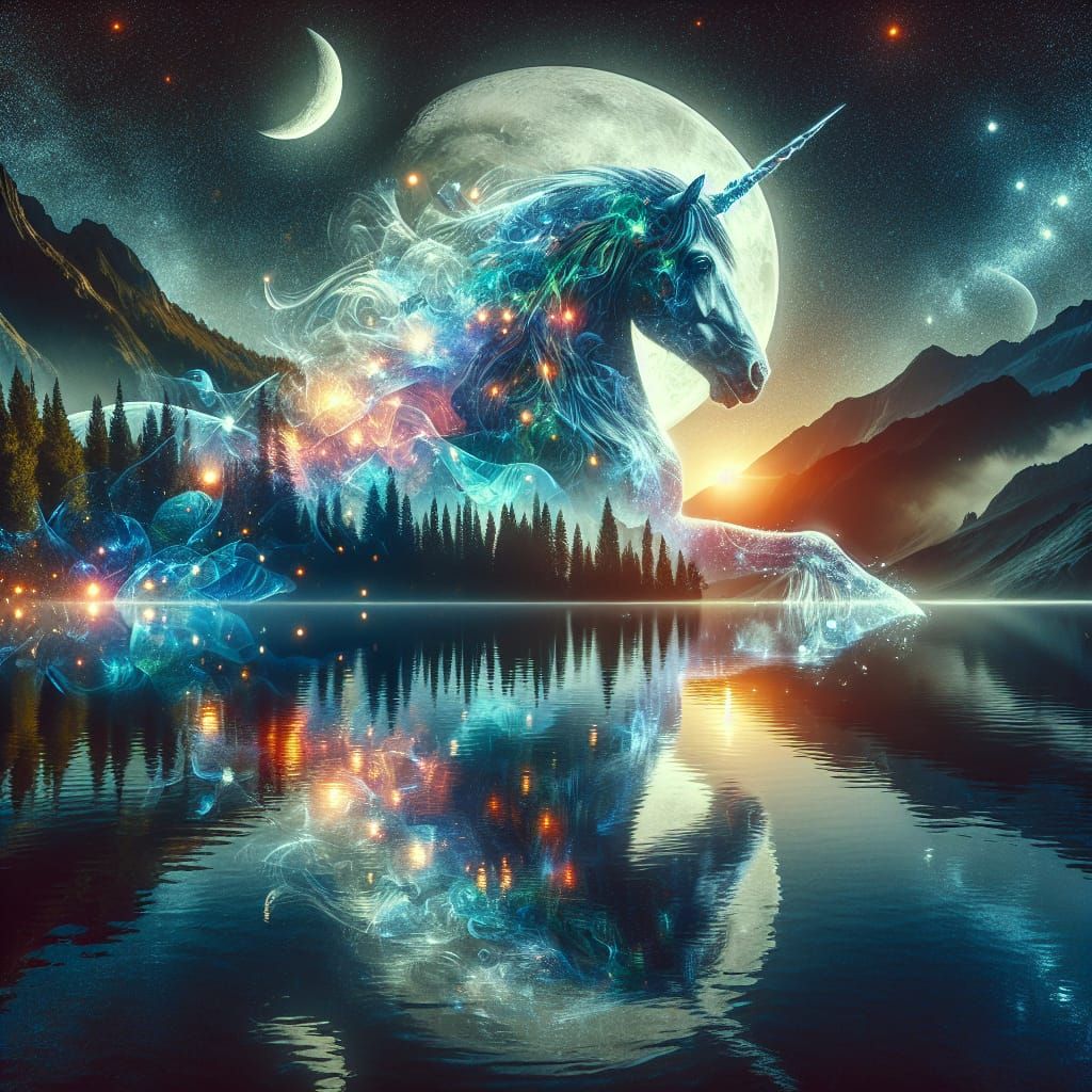 majestic kelpie horse