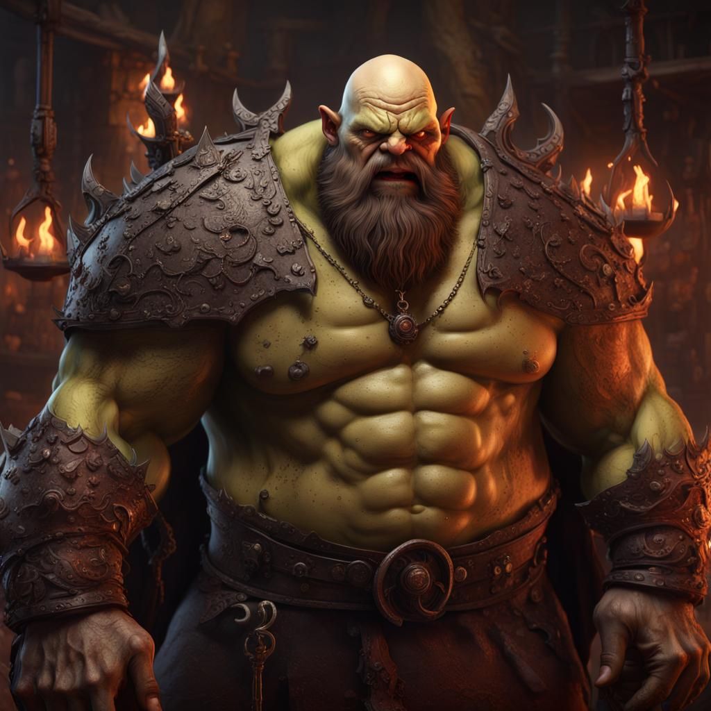 Ogre King with Cauldron of Blood