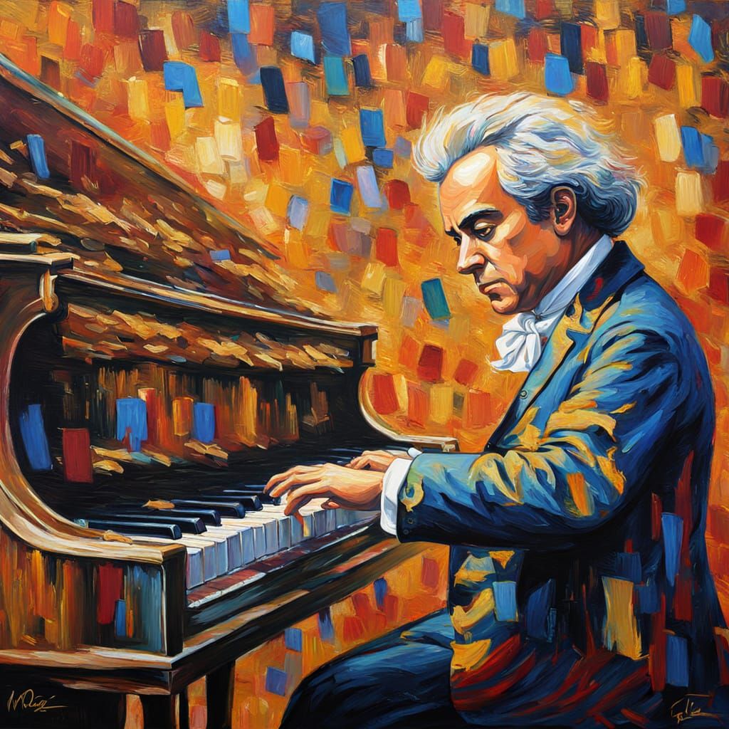 Mozart and Beethoven: Neo-Impressionistic Piano Performance