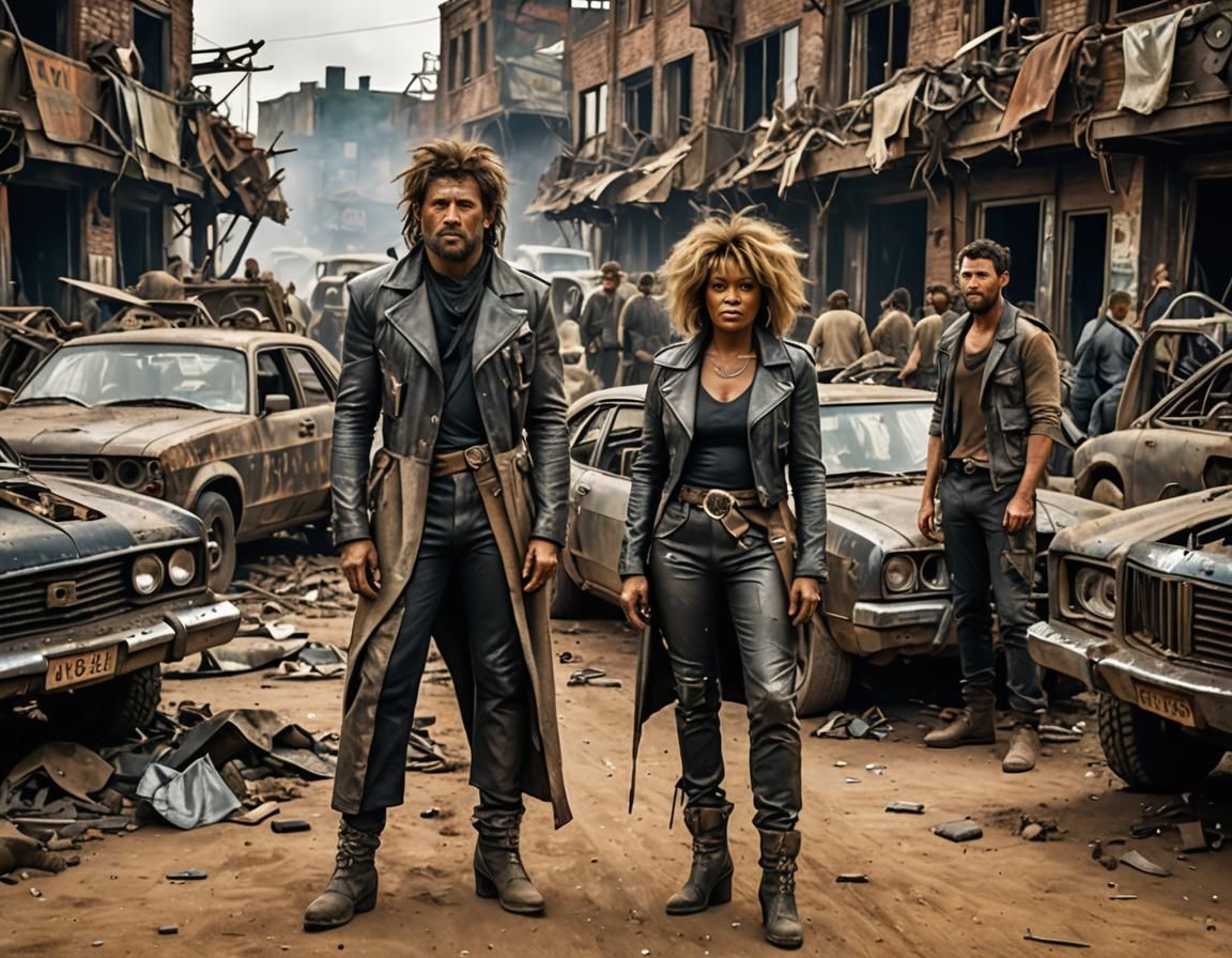 Tina Turner Welcomes Travelers to Dystopian Town